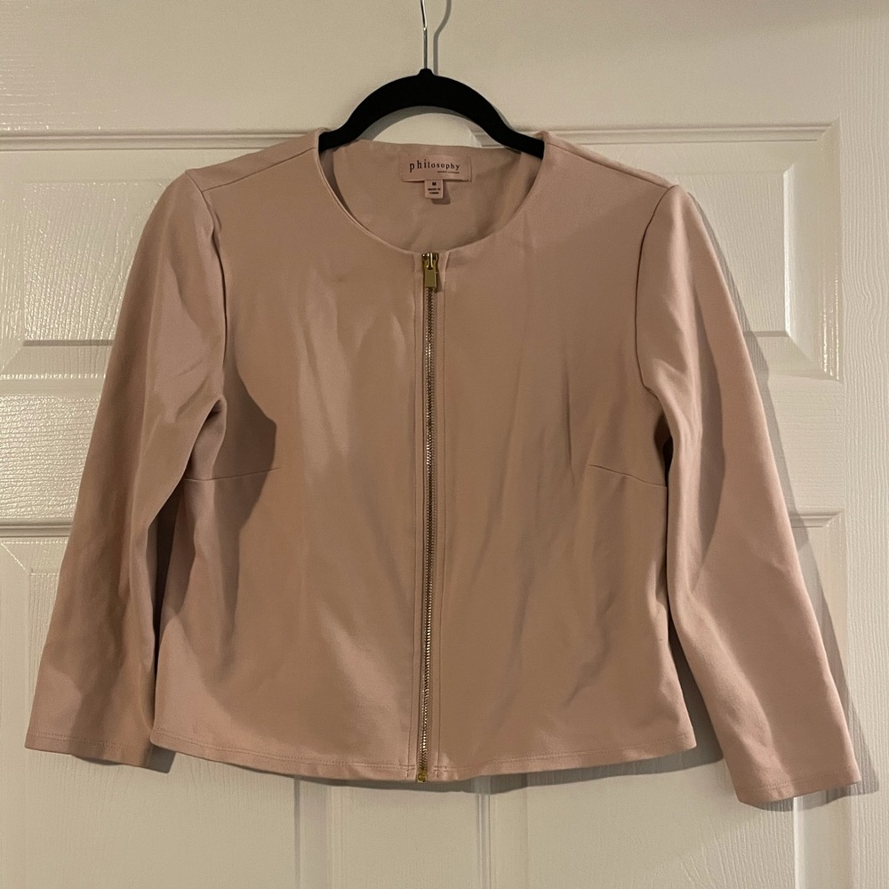 Philosophy Blush Pink Blazer